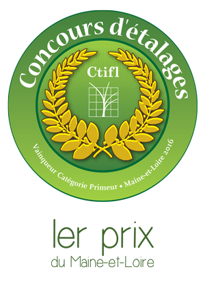 1er prix concours etalage Nature Gourmande Primeur Angers